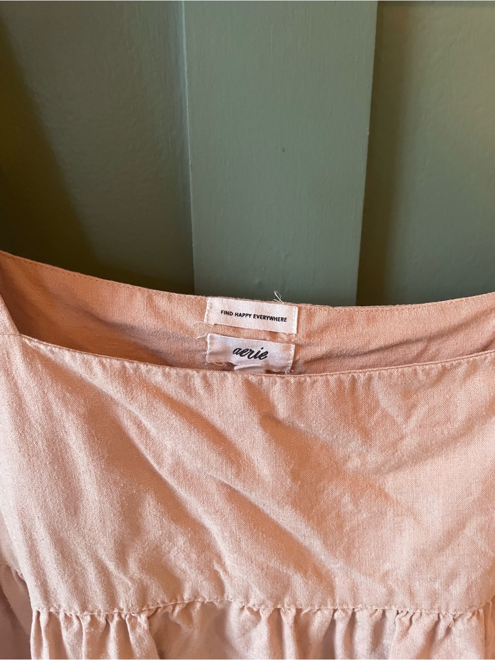 aerie Soft Blush Pink Tiered Sundress - Picture 6 of 8
